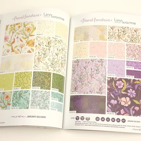3/$15 Paper Crafting Moda Piece Fabric Catalog - Picture 10 of 16